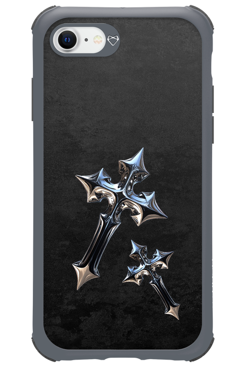 Chrome Crosses - Apple iPhone SE 2020