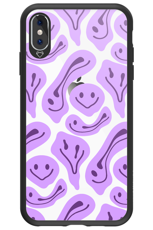 Fluid Smiley Purple - Apple iPhone XS Max