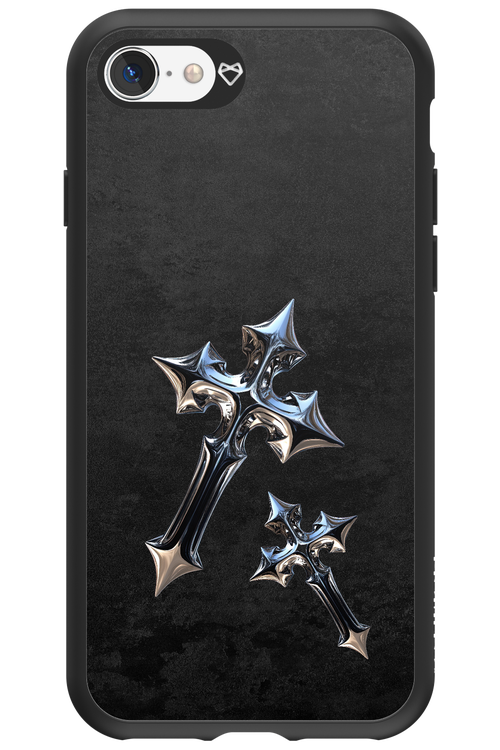 Chrome Crosses 2.0 - Apple iPhone 8