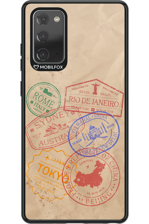 Travel Stamps 2.0 - Samsung Galaxy Note 20