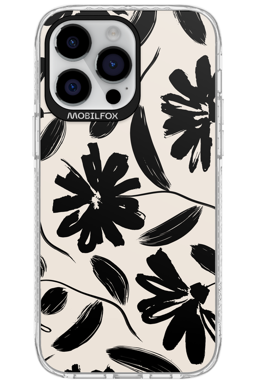 Monochrome Flowerss 2.0 - Apple iPhone 14 Pro Max
