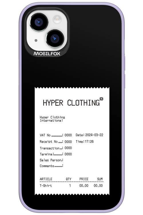 HYPER RECEIPT - Apple iPhone 15 Plus