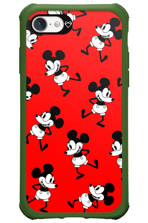 Iconic Mouse (red pattern) - Apple iPhone 7