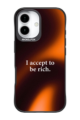 I accept to be rich - Apple iPhone 17