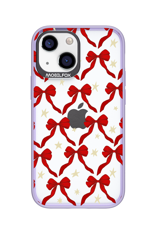 Bow & Stars (Transparent) - Apple iPhone 13 Mini