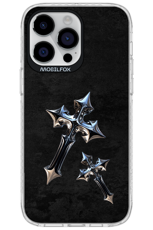 Chrome Crosses - Apple iPhone 14 Pro Max