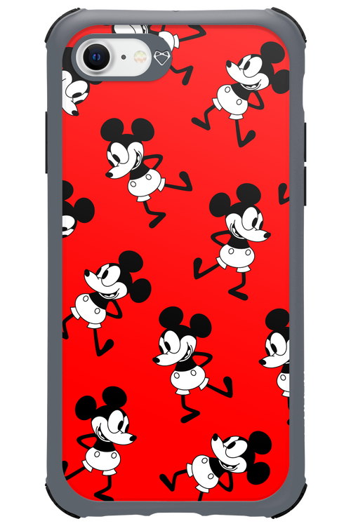 Iconic Mouse (red pattern) - Apple iPhone 7