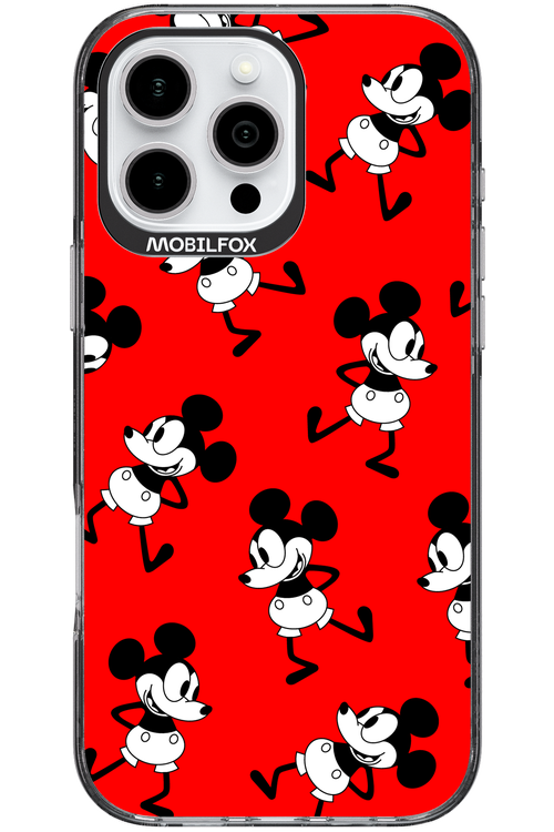 Iconic Mouse (red pattern) - Apple iPhone 16 Pro Max