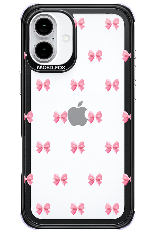 Pinky Bow - Apple iPhone 16 Plus