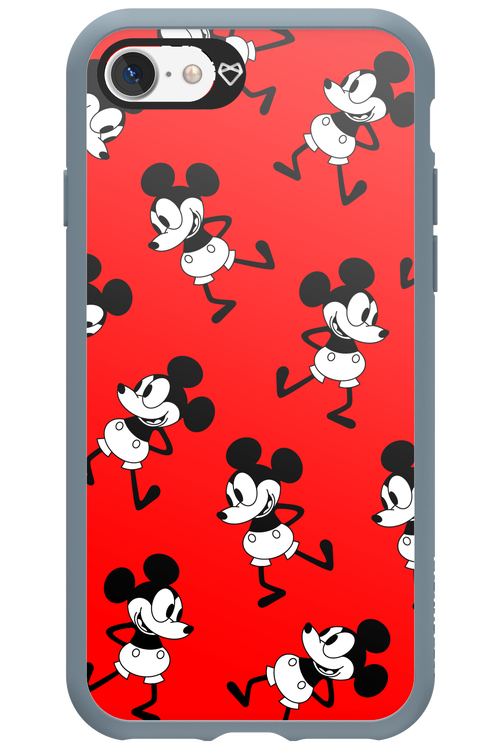 Iconic Mouse (red pattern) - Apple iPhone 7