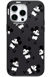 Iconic Mouse (antracite pattern) - Apple iPhone 15 Pro Max