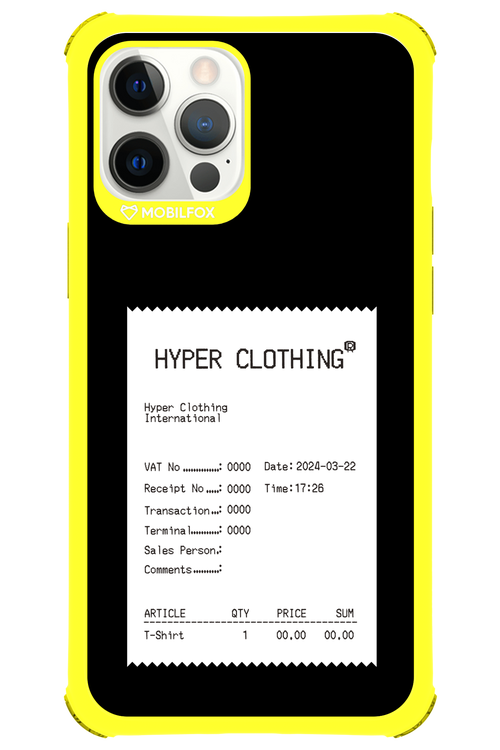 HYPER RECEIPT - Apple iPhone 12 Pro Max