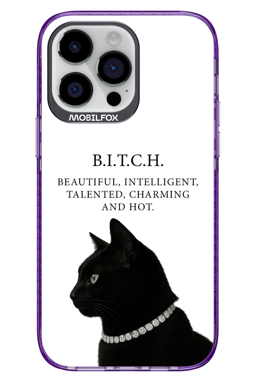 B. i. t. c. h. - Apple iPhone 14 Pro Max