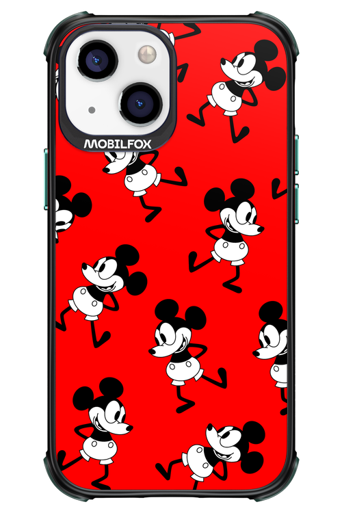 Iconic Mouse (red pattern) - Apple iPhone 13 Mini