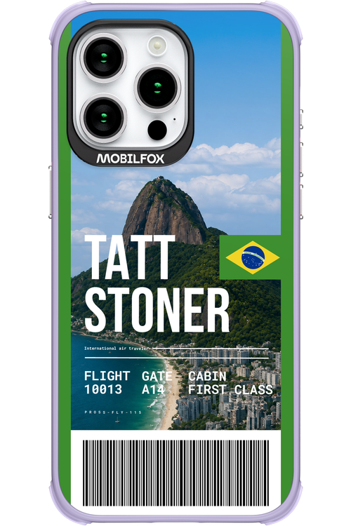 TATT STONER (fly ticket) 2.0 - Apple iPhone 15 Pro Max