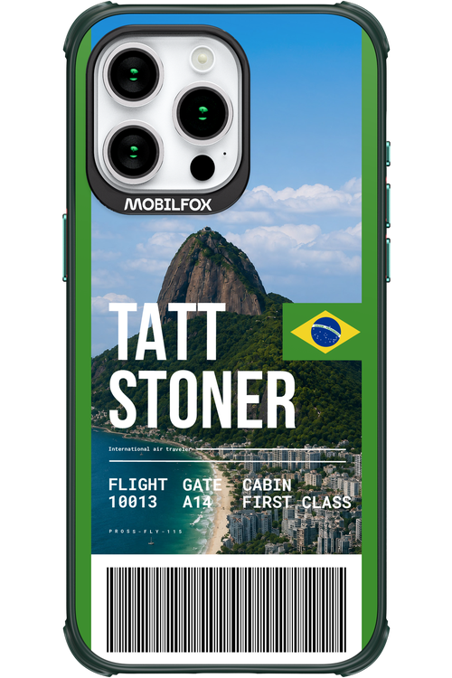 TATT STONER (fly ticket) 2.0 - Apple iPhone 15 Pro Max