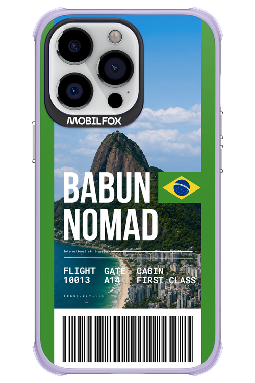 BABUN NOMAD (fly ticket) 2.0 - Apple iPhone 13 Pro