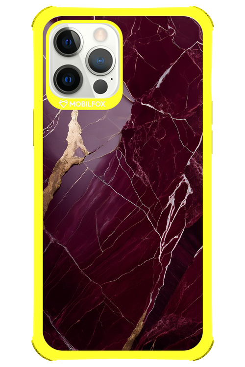 Burgundy Marble - Apple iPhone 12 Pro Max