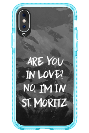 I'm in St. Moritz - Apple iPhone X