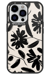 Monochrome Flowerss 2.0 - Apple iPhone 13 Pro