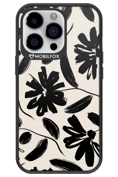 Monochrome Flowerss 2.0 - Apple iPhone 13 Pro