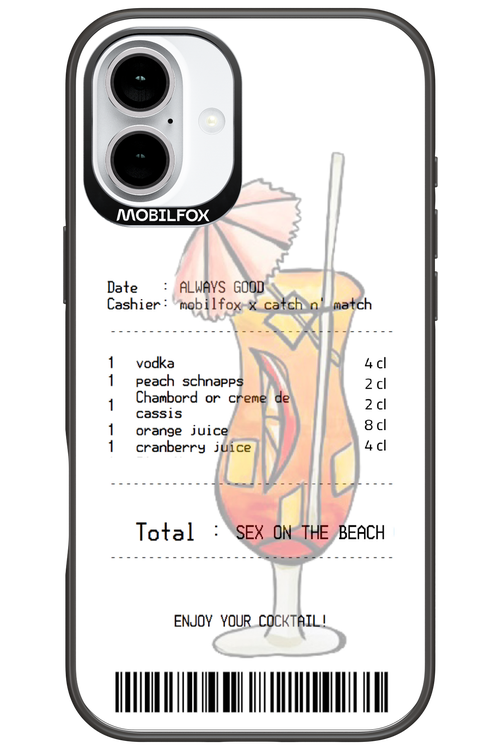 sex on the beach cocktail - Apple iPhone 16 Plus