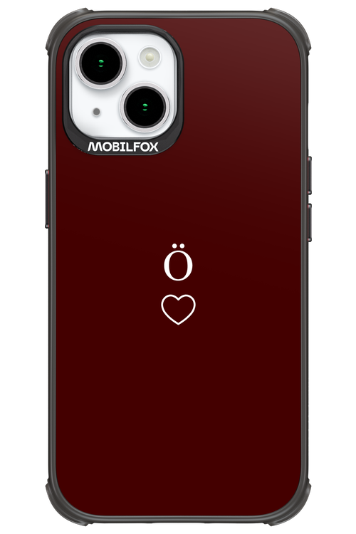 O Burgundia II 2.0 - Apple iPhone 15