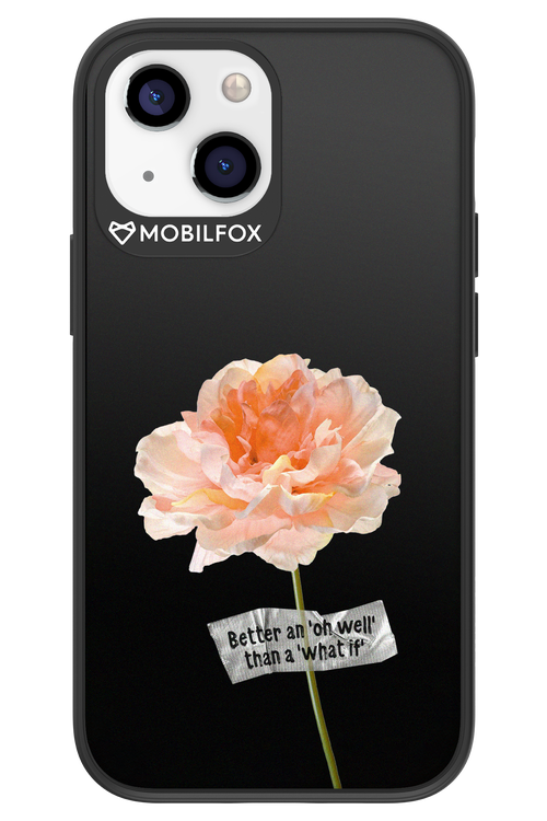 Flower Black - Apple iPhone 13 Mini