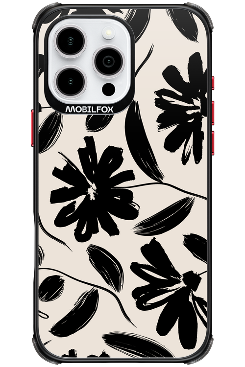 Monochrome Flowerss 2.0 - Apple iPhone 16 Pro Max