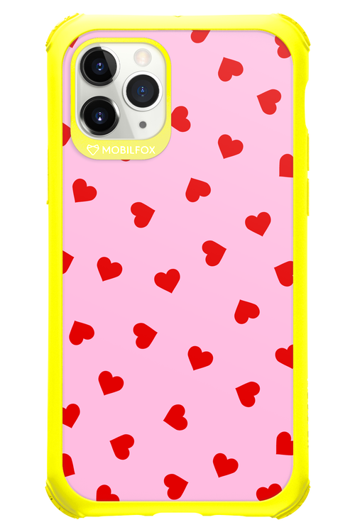 Sprinkle Heart Pink - Apple iPhone 11 Pro