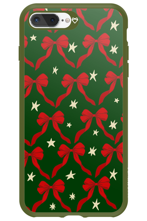 Bow & Stars (Green) - Apple iPhone 7 Plus