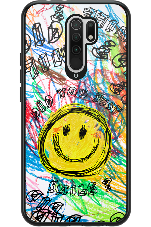 Crayon Smiley Colorful - Xiaomi Redmi 9