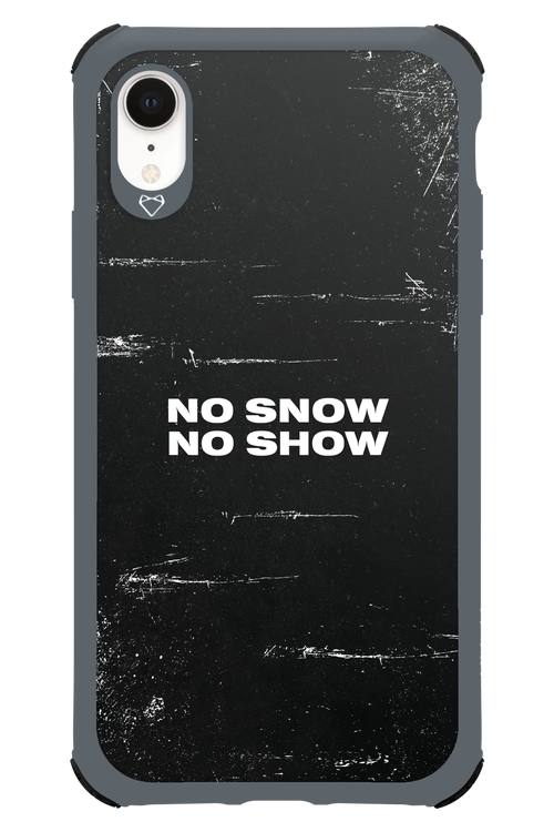 No snow, no show - Apple iPhone XR