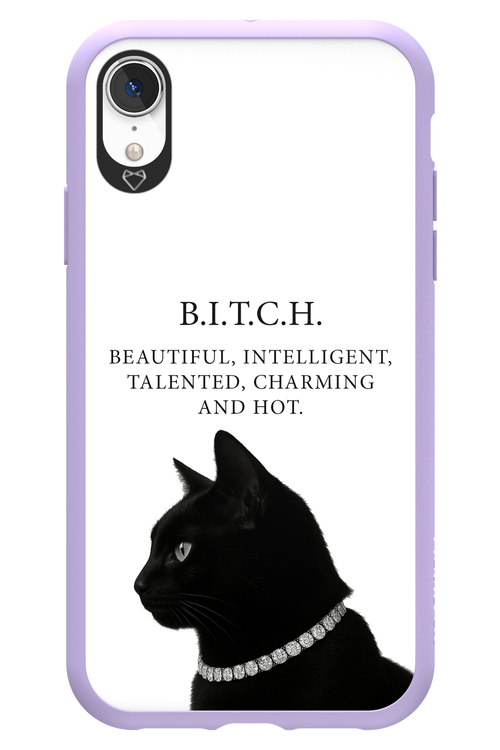 B. i. t. c. h. - Apple iPhone XR