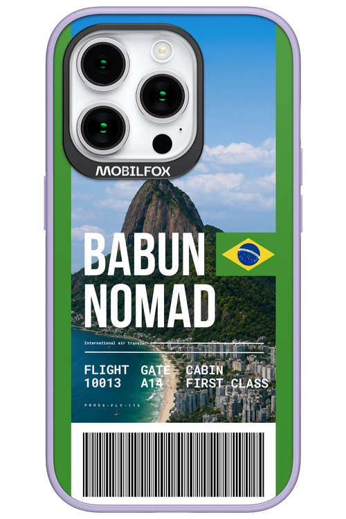 BABUN NOMAD (fly ticket) 2.0 - Apple iPhone 15 Pro