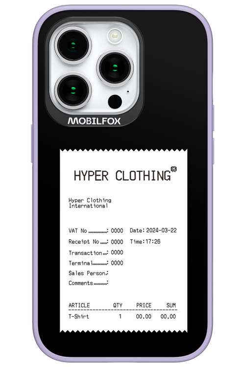 HYPER RECEIPT - Apple iPhone 15 Pro