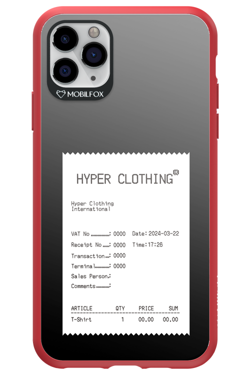 HYPER RECEIPT - Apple iPhone 11 Pro Max