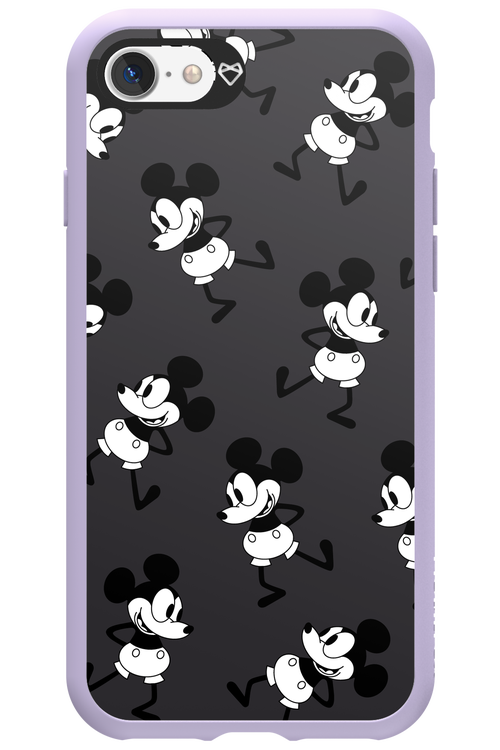 Iconic Mouse (antracite pattern) - Apple iPhone 7