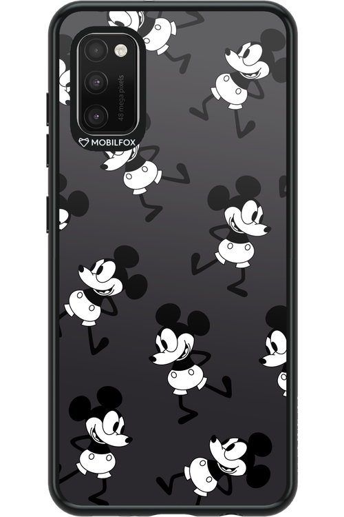 Iconic Mouse (antracite pattern) - Samsung Galaxy A41