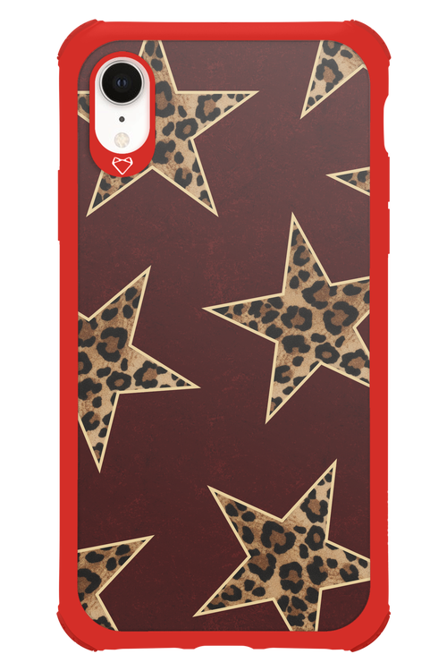 Wild Stars Burgundy - Apple iPhone XR