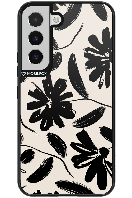 Monochrome Flowerss 2.0 - Samsung Galaxy S22