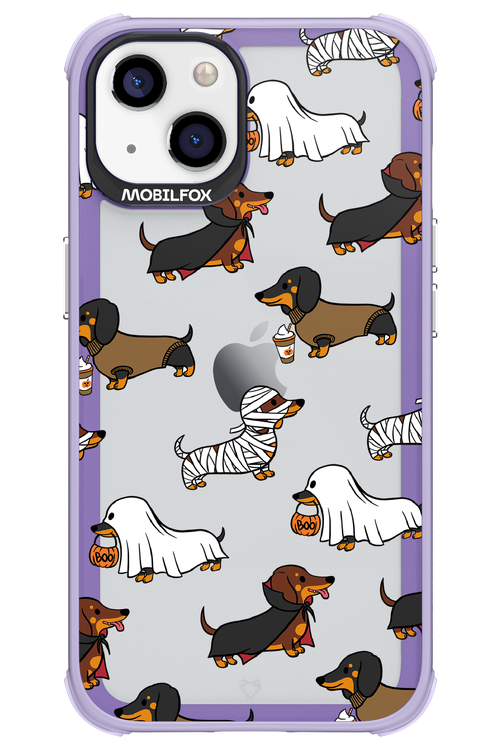 Scary Dachshund (Transparent) - Apple iPhone 13