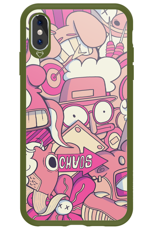 Coral Chaos - Apple iPhone XS Max