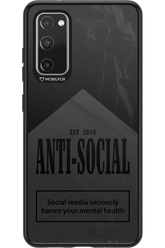ANTI-SOCIAL (BLVCK) 2.0 - Samsung Galaxy S20 FE