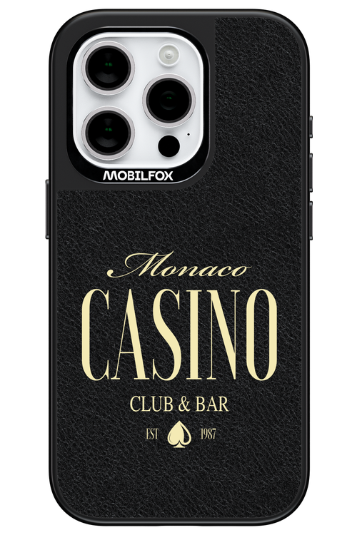 Casino Monaco Leather - Apple iPhone 15 Pro