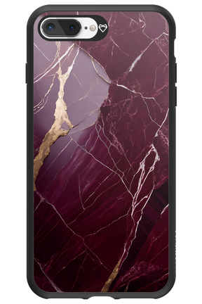 Burgundy Marble - Apple iPhone 7 Plus