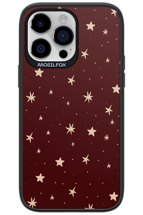 Burgundy Stars - Apple iPhone 14 Pro Max
