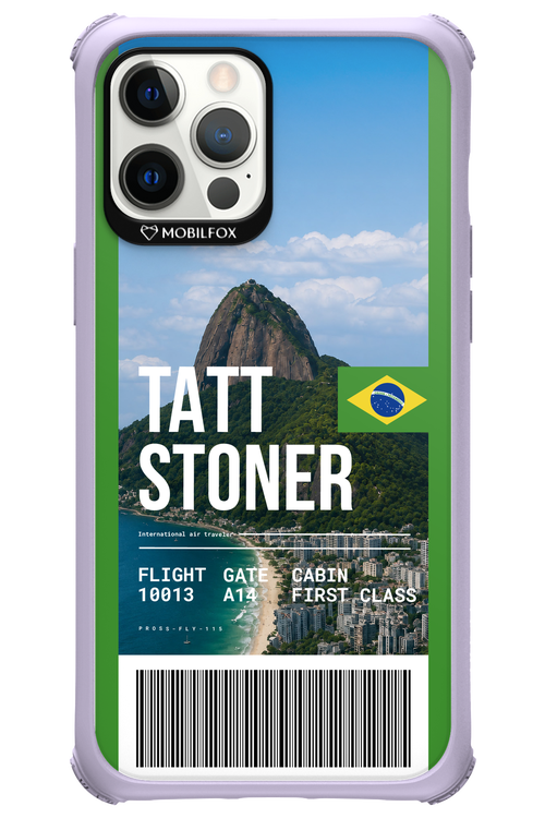 TATT STONER (fly ticket) 2.0 - Apple iPhone 12 Pro Max