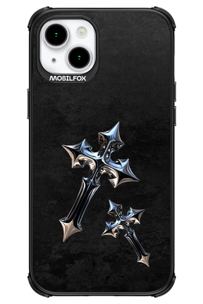 Chrome Crosses - Apple iPhone 15 Plus