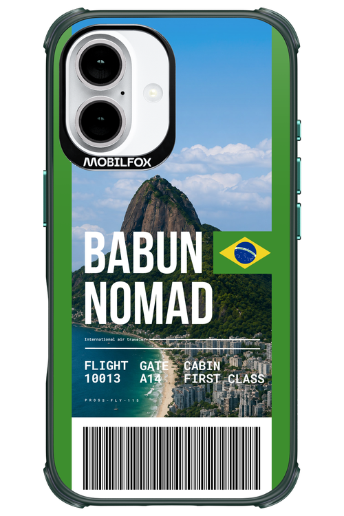 BABUN NOMAD (fly ticket) 2.0 - Apple iPhone 16
